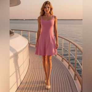 $10 Add-On 💟Pink Active Dress With  Built In Bra